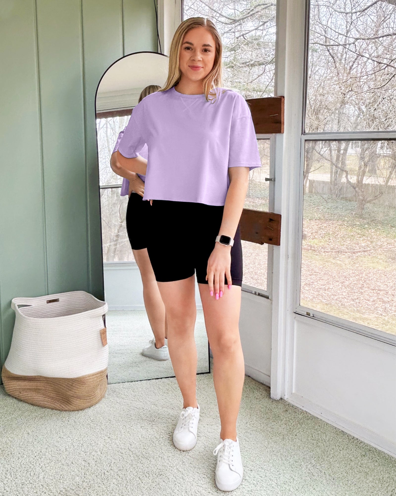 G4Free - G4Free UPF 50+ Quick Dry Boxy Crop Tee -GF25K466AA-S-GF25K466AB-M-GF25K466AC-L-GF25K466AD-XL-GF25K466AE-XXL