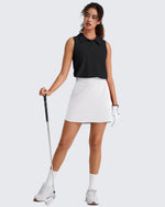G4Free - G4Free UPF 50+ Sleeveless Golf Polo with Side Slit – Quick Dry -GF26L973A001A-S-GF26L973A001B-M-GF26L973A001C-L-GF26L973A001D-XL-GF26L973A001E-XXL