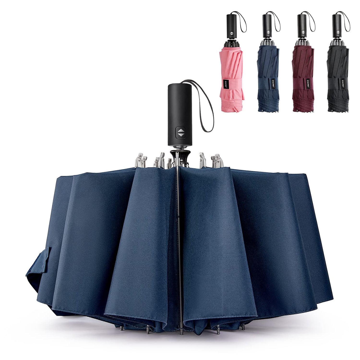 G4Free - G4Free UPF 50+ UV Protection 54 Inch Large Reverse Travel Umbrella -NT21A010B
