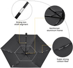 G4Free - G4Free Ultralight UPF 50+ UV Double Canopy Slim Small Portable Automatic -TN24A427C-TN24A427A-TN24A427B