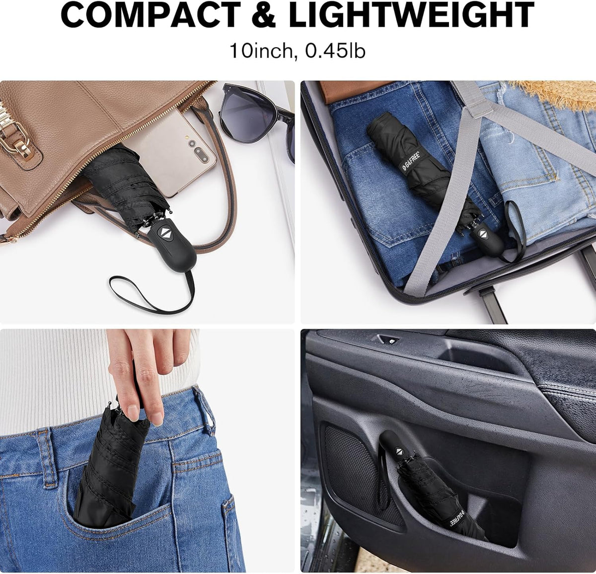 G4Free - G4Free Ultralight UPF 50+ UV Protection  Super Slim Mini Auto Umbrella -TN23A263J-TN23A263I-TN23A263B-TN23A263G-TN23A263D