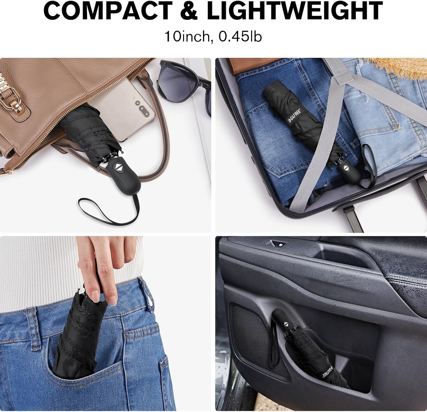 G4Free - G4Free Ultralight UPF 50+ UV Protection  Super Slim Mini Auto Umbrella -TN23A263J-TN23A263I-TN23A263B-TN23A263G-TN23A263D