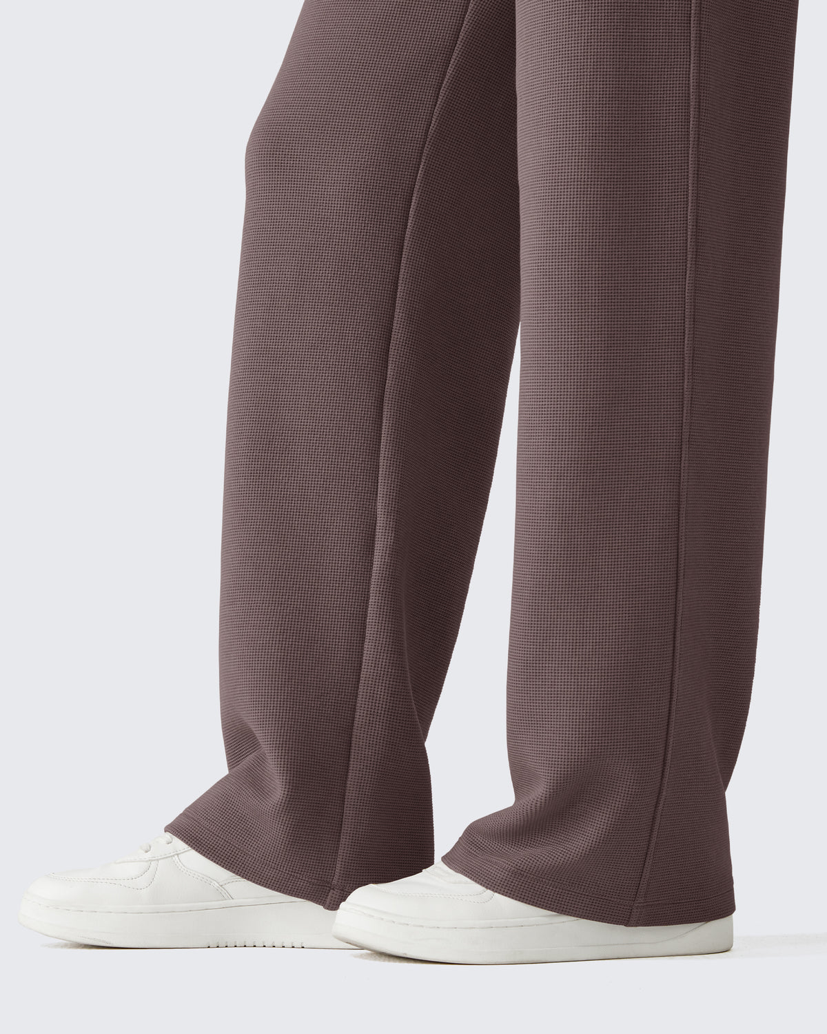 G4Free - G4Free Waffle Wide Leg Pull On Dress Pants High Waisted Stretchy -GF26J871A001A-S-GF26J871A001B-M-GF26J871A001C-L-GF26J871A001D-XL-GF26J871A001E-XXL