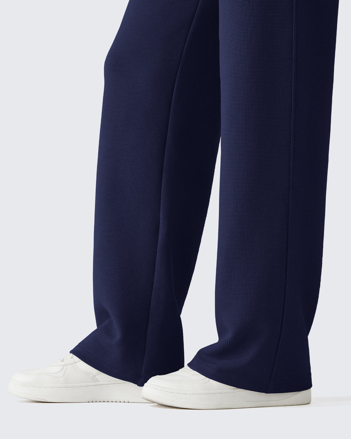 G4Free - G4Free Waffle Wide Leg Pull On Dress Pants High Waisted Stretchy -GF26J871A001A-S-GF26J871A001B-M-GF26J871A001C-L-GF26J871A001D-XL-GF26J871A001E-XXL