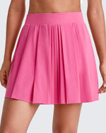 G4Free - High-Rise Pleated A Line Athletic Skorts -GF25H413DA-S-GF25H413DB-M-GF25H413DC-L-GF25H413DD-XL-GF25H413DE-XXL