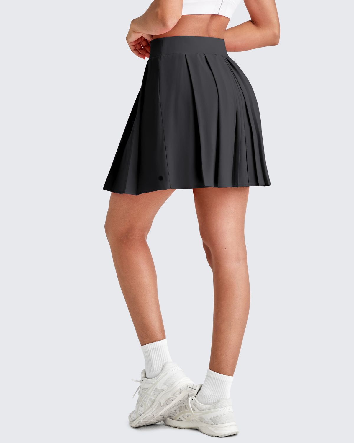 G4Free - High-Rise Pleated A Line Athletic Skorts -GF25H413DA-S-GF25H413DB-M-GF25H413DC-L-GF25H413DD-XL-GF25H413DE-XXL