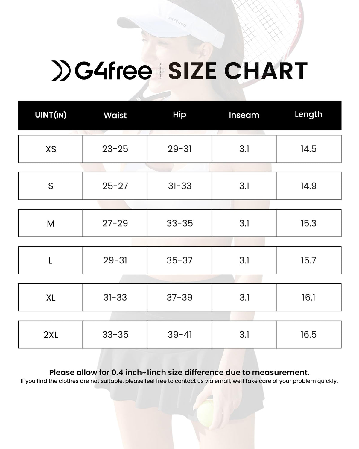 G4Free - High-Waist Pleated Casual Skorts 15'' -GF23H114AF-XS-GF23H114AA-S-GF23H114AB-M-GF23H114AC-L-GF23H114AD-XL