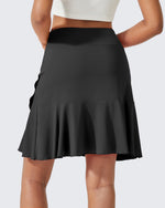 G4Free - High-Waist Pleated Casual Skorts 20'' -GF24H211AA-S-GF24H211AB-M-GF24H211AC-L-GF24H211AD-XL-GF24H211AE-XXL