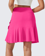 G4Free - High-Waist Pleated Casual Skorts 20'' -GF24H211BA-S