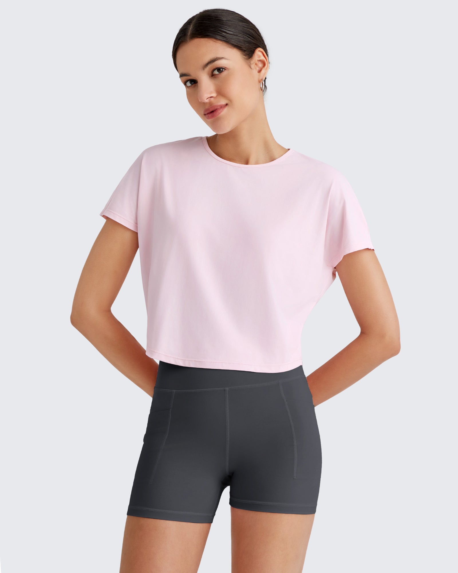 G4Free - Lightbreeze Batwing Sleeve Workout Tops -GF25K343AA-S