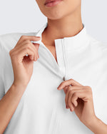 G4Free - Lightbreeze UPF 50+ Half Zip Golf Short Sleeve -GF25K340AA-S-GF25K340AB-M-GF25K340AC-L-GF25K340AD-XL-GF25K340AE-XXL