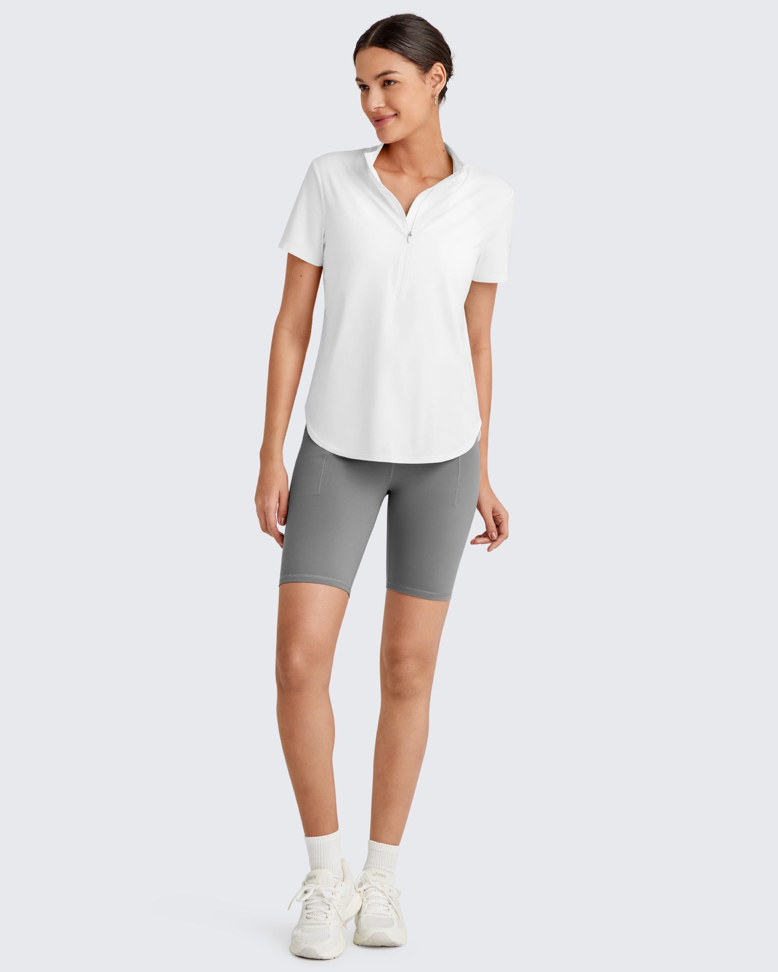 G4Free - Lightbreeze UPF 50+ Half Zip Golf Short Sleeve -GF25K340AA-S-GF25K340AB-M-GF25K340AC-L-GF25K340AD-XL-GF25K340AE-XXL