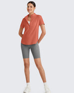 G4Free - Lightbreeze UPF 50+ Half Zip Golf Short Sleeve -GF25K340AA-S-GF25K340AB-M-GF25K340AC-L-GF25K340AD-XL-GF25K340AE-XXL