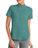G4Free - Lightbreeze UPF 50+ Half Zip Golf Short Sleeve -GF25K340AA-S-GF25K340AB-M-GF25K340AC-L-GF25K340AD-XL-GF25K340AE-XXL