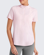 G4Free - Lightbreeze UPF 50+ Half Zip Golf Short Sleeve -GF25K340AA-S-GF25K340AB-M-GF25K340AC-L-GF25K340AD-XL-GF25K340AE-XXL