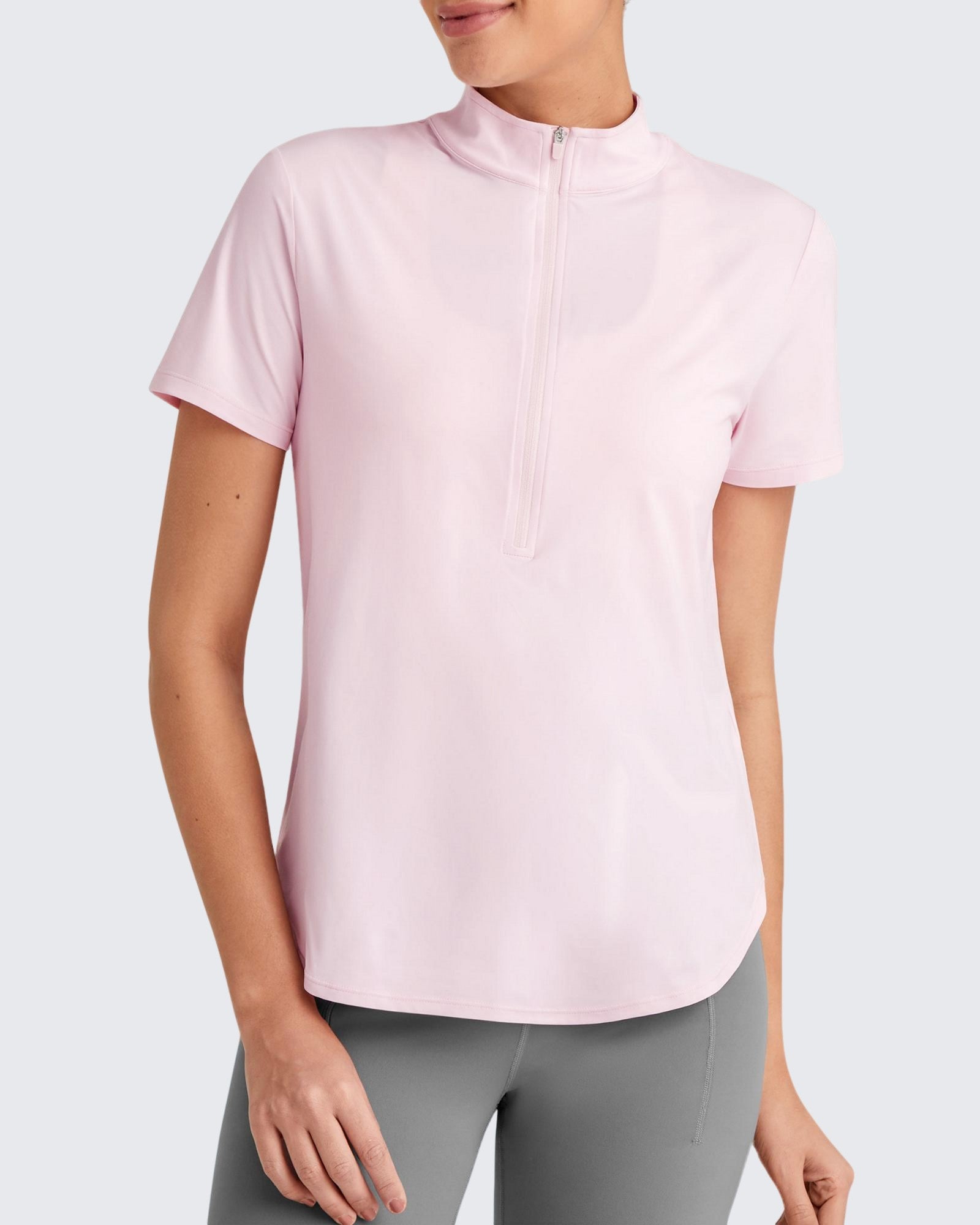 G4Free - Lightbreeze UPF 50+ Half Zip Golf Short Sleeve -GF25K340AA-S-GF25K340AB-M-GF25K340AC-L-GF25K340AD-XL-GF25K340AE-XXL