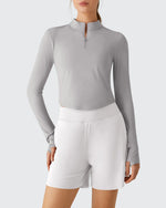 G4Free - Lightbreeze UPF 50+ Sun Thumbholes Quater Zip Shirts -GF26B881A001F-XS-GF26B881A001A-S-GF26B881A001B-M-GF26B881A001C-L-GF26B881A001D-XL