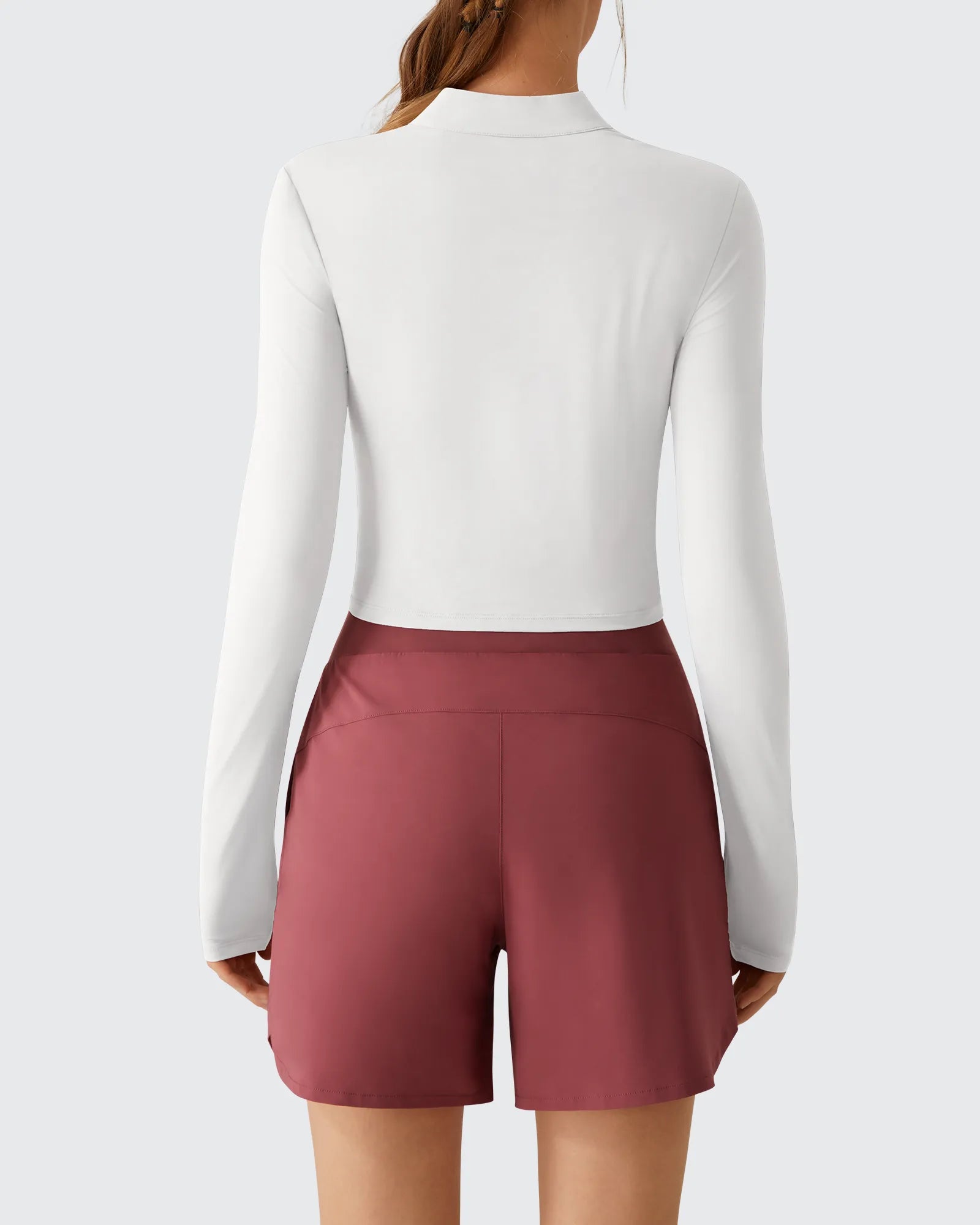 G4Free - Lightbreeze UPF 50+ Sun Thumbholes Quater Zip Shirts -GF26B881A001F-XS-GF26B881A001A-S-GF26B881A001B-M-GF26B881A001C-L-GF26B881A001D-XL