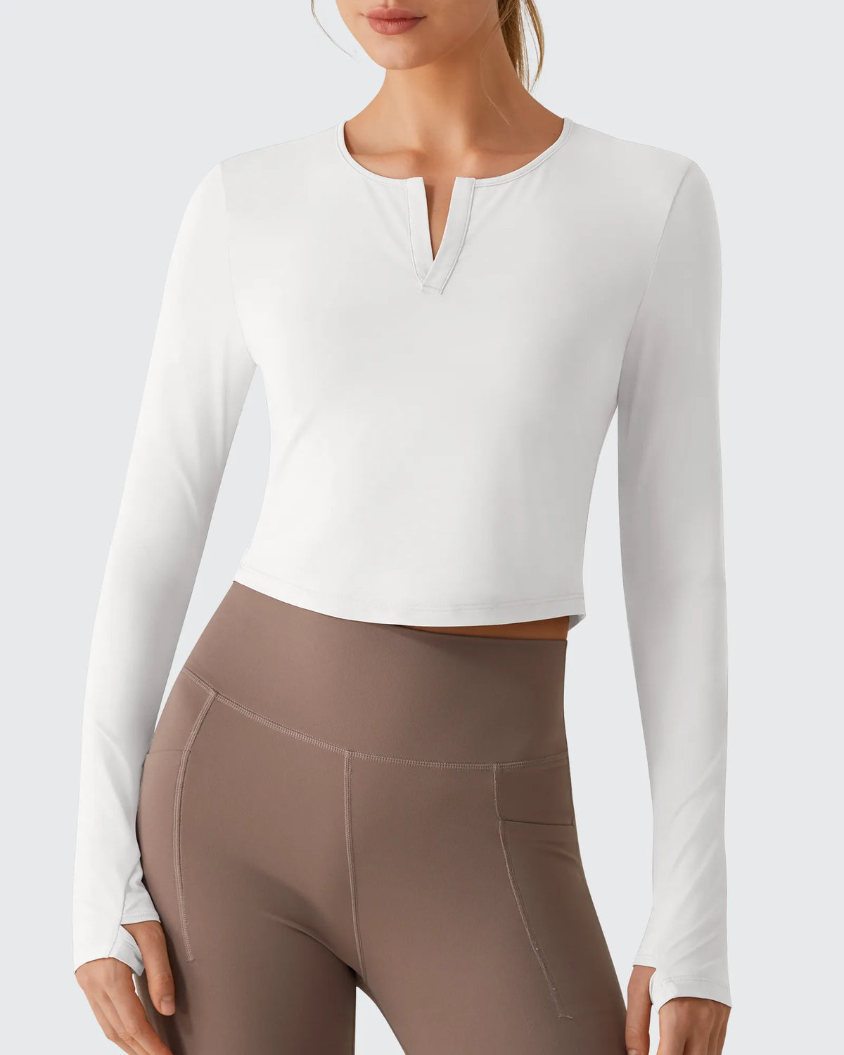 G4Free - Lightbreeze V Neck UPF 50+ Thumbholes Long Sleeve -GF26B886B005A-S-GF26B886B005B-M-GF26B886B005C-L-GF26B886B005D-XL-GF26B886B005E-XXL