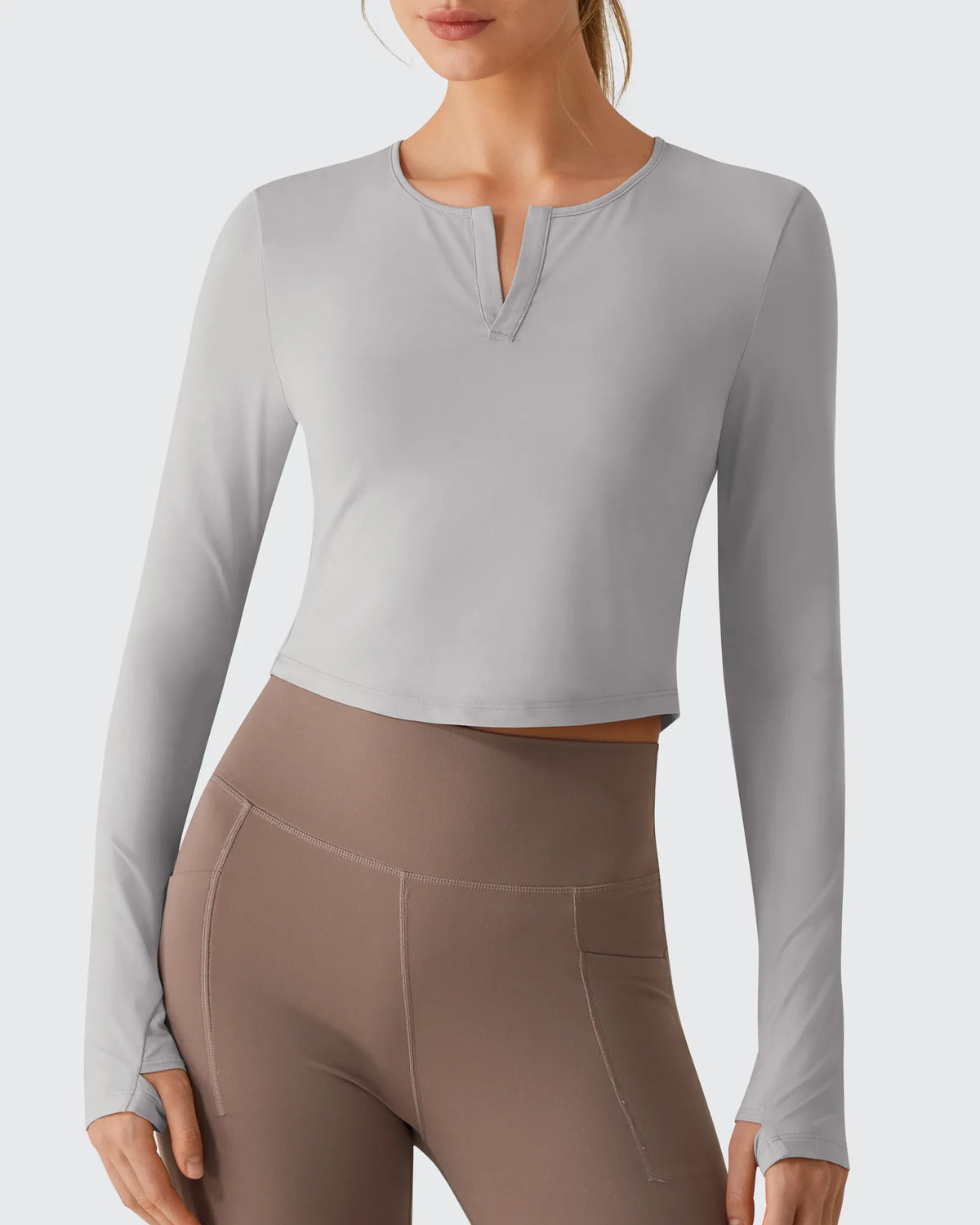 G4Free - Lightbreeze V Neck UPF 50+ Thumbholes Long Sleeve -GF26B886B005A-S-GF26B886B005B-M-GF26B886B005C-L-GF26B886B005D-XL-GF26B886B005E-XXL