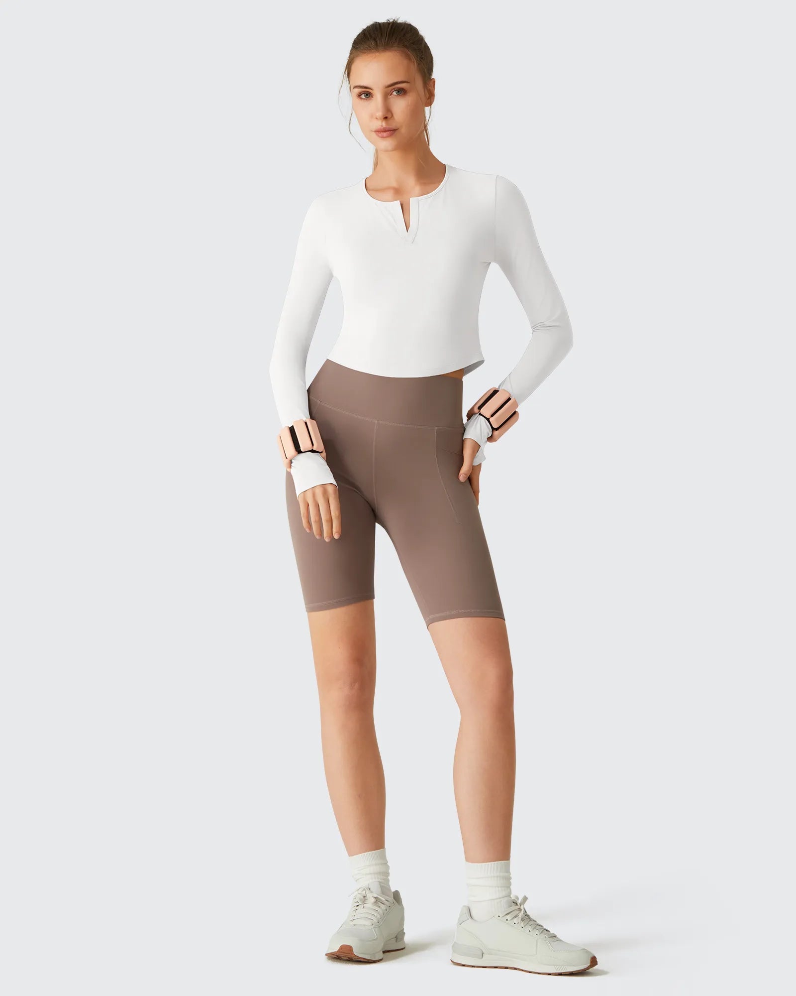 G4Free - Lightbreeze V Neck UPF 50+ Thumbholes Long Sleeve -GF26B886B005A-S-GF26B886B005B-M-GF26B886B005C-L-GF26B886B005D-XL-GF26B886B005E-XXL