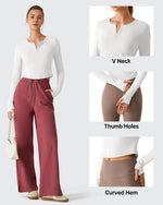 G4Free - Lightbreeze V Neck UPF 50+ Thumbholes Long Sleeve -GF26B886B005A-S-GF26B886B005B-M-GF26B886B005C-L-GF26B886B005D-XL-GF26B886B005E-XXL