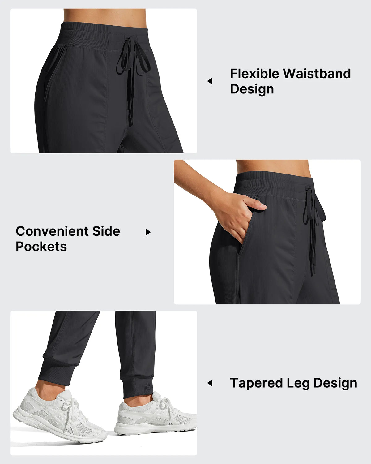G4Free - Lightweight Ankle Cuffs Drawstring Track Pants -GF25D694BA-S-GF25D695BA-S-GF25D696BA-S-GF25D694BB-M-GF25D695BB-M