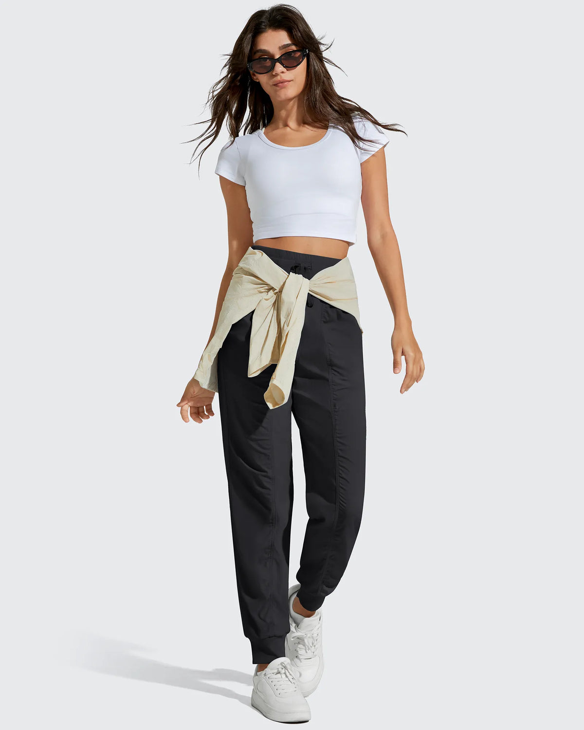 G4Free - Lightweight Ankle Cuffs Drawstring Track Pants -GF25D694BA-S-GF25D695BA-S-GF25D696BA-S-GF25D694BB-M-GF25D695BB-M