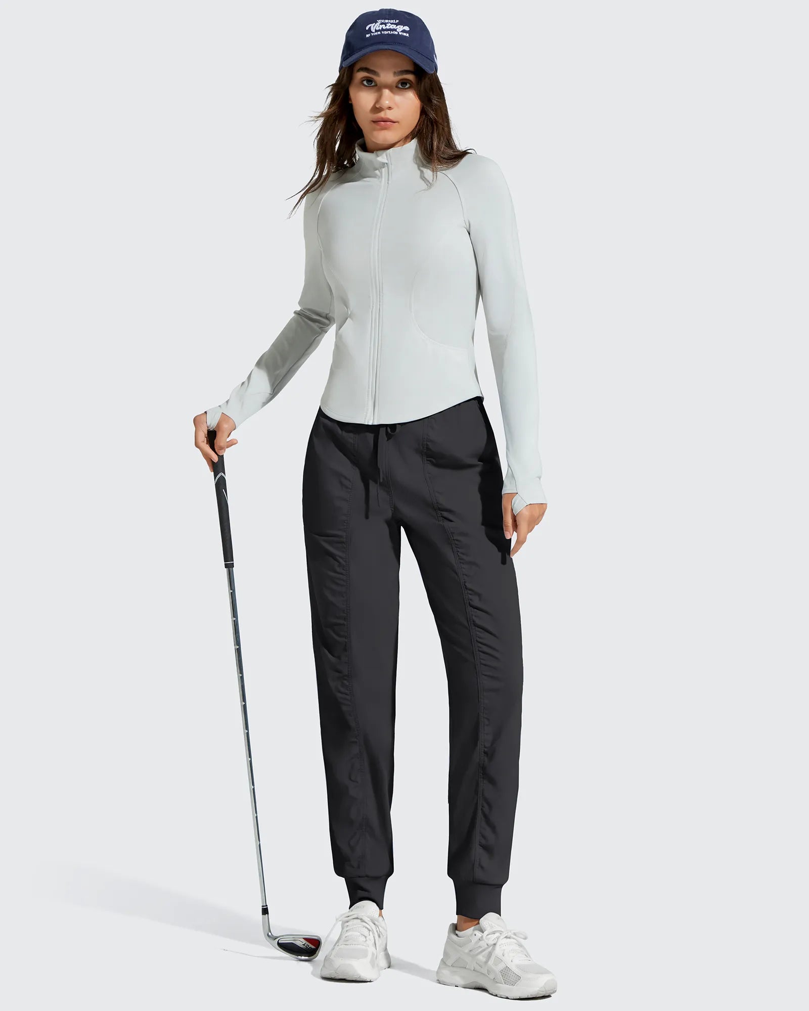 G4Free - Lightweight Ankle Cuffs Drawstring Track Pants -GF25D694BA-S-GF25D695BA-S-GF25D696BA-S-GF25D694BB-M-GF25D695BB-M