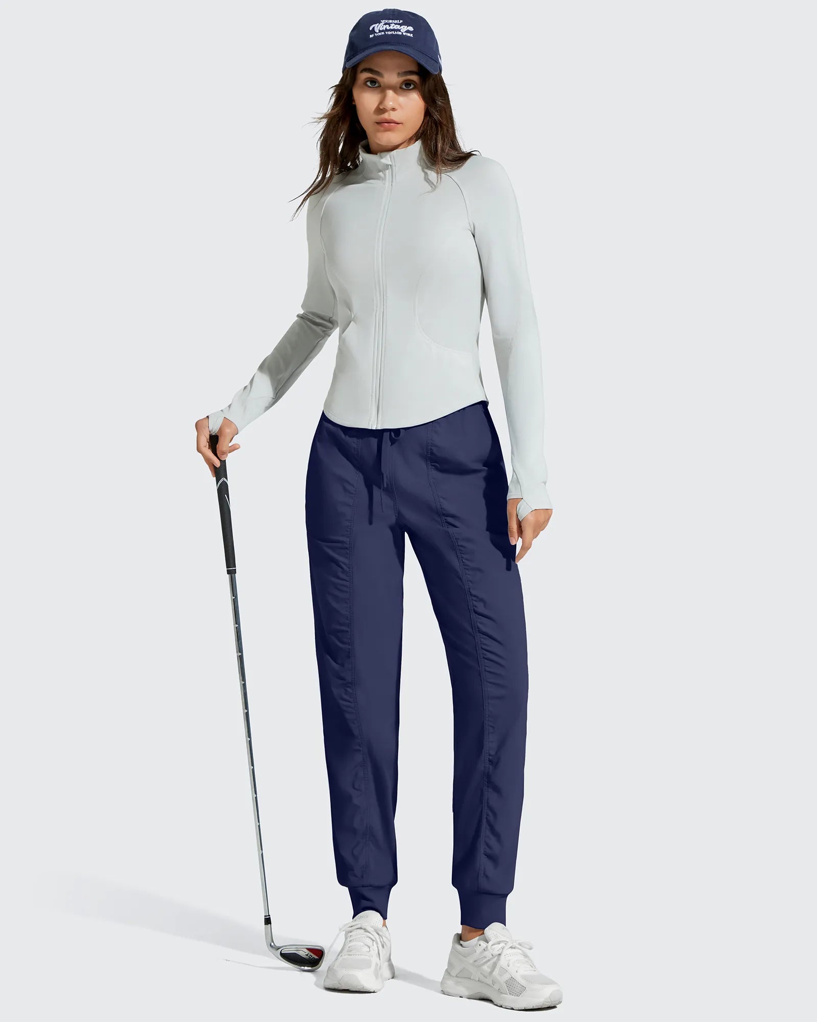 G4Free - Lightweight Ankle Cuffs Drawstring Track Pants -GF25D694BA-S-GF25D695BA-S-GF25D696BA-S-GF25D694BB-M-GF25D695BB-M