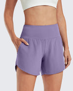 G4Free - Lightweight High-Waisted Workout Shorts 5'' -GF21E007AA-S-GF21E007AB-M-GF21E007AC-L-GF21E007AD-XL-GF21E007AE-XXL