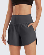 G4Free - Lightweight High-Waisted Workout Shorts 5'' -GF21E007AA-S-GF21E007AB-M-GF21E007AC-L-GF21E007AD-XL-GF21E007AE-XXL