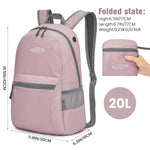G4Free - Lightweight Packable 20L Waterproof Hiking Backpack -D04V650A