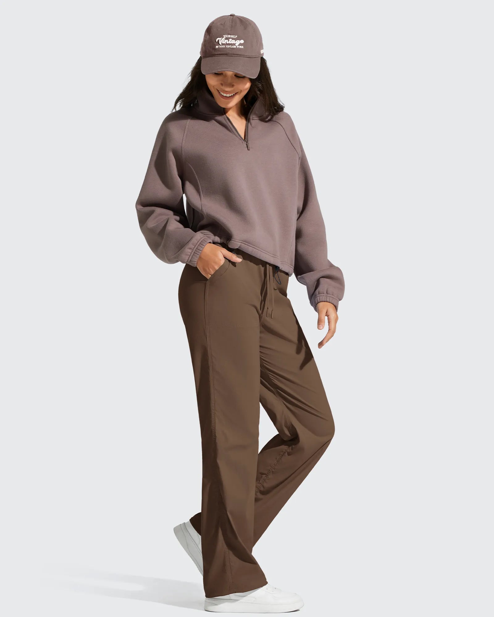 G4Free - Lightweight Straight Leg Ruched Drawstring Joggers -GF25D748AA-S-GF25D750AA-S-GF25D749AA-S-GF25D748AB-M-GF25D750AB-M