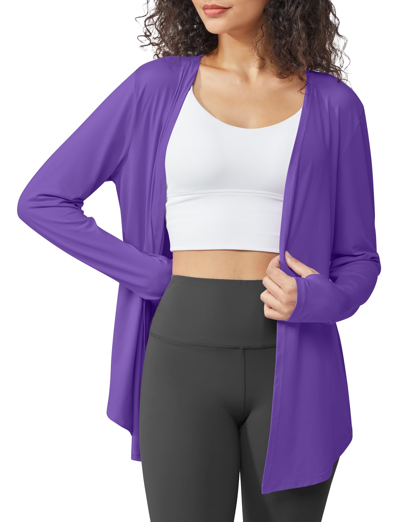 G4Free - Long Sleeve Lightweight Sun Shirts Cardigans -GF24B206BA-S