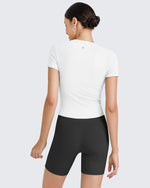 G4Free - Loose Business Casual Pants + BareFeel Half Zip Slim Fit Tops -GF23J183AF-XS+GF25K335DF-XS