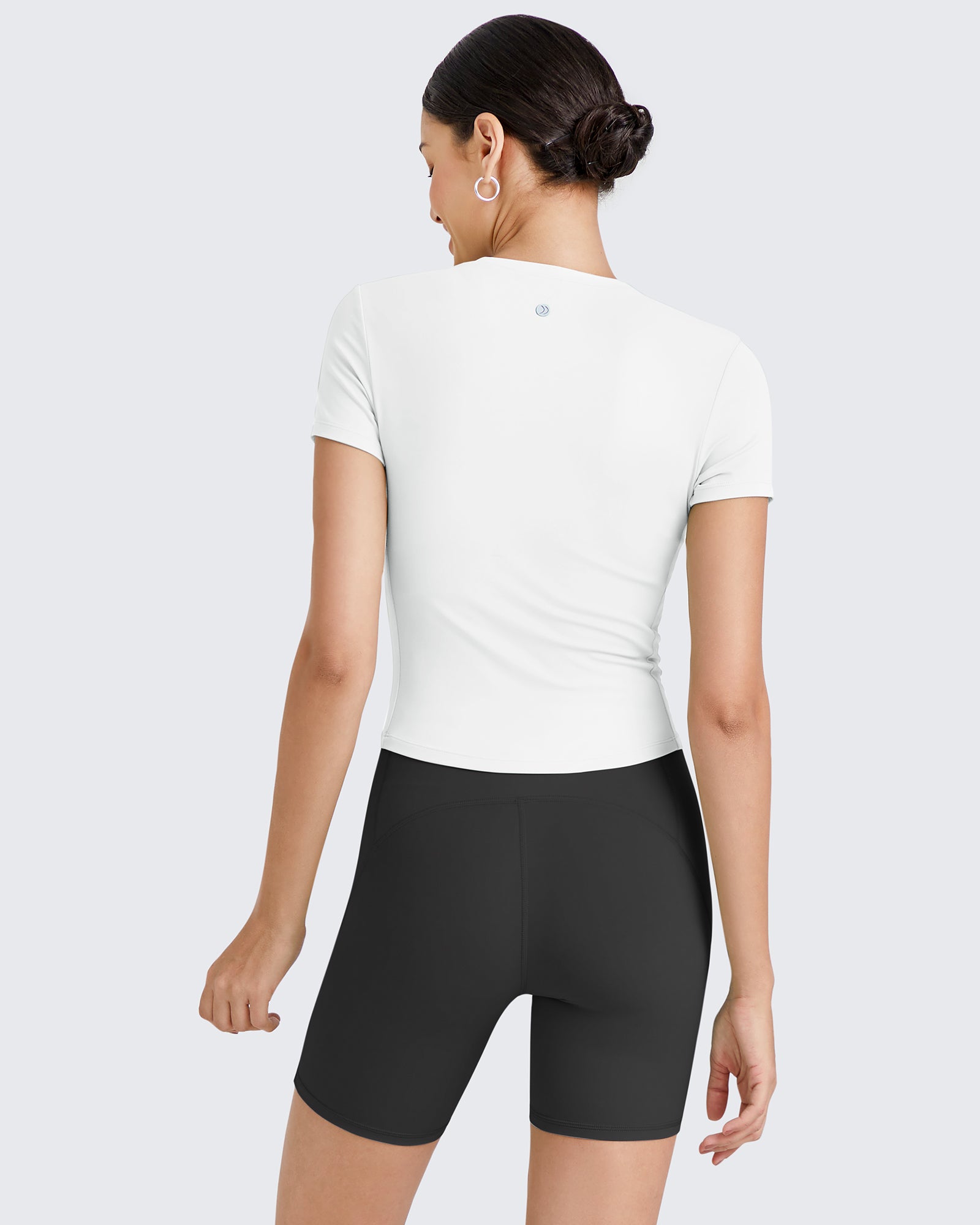 G4Free - Loose Business Casual Pants + BareFeel Half Zip Slim Fit Tops -GF23J183AF-XS+GF25K335DF-XS