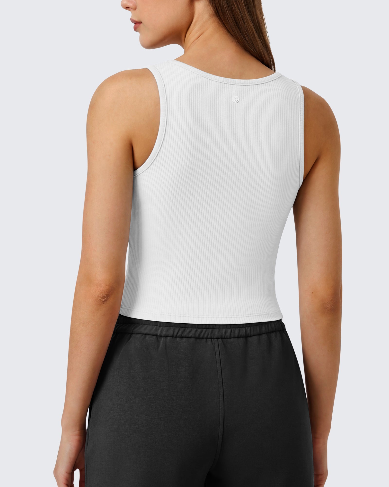 G4Free - Neck Sleeveless Crop Tops G4Free Ribbed Cropped Henley Tank Top -GF26L979A001F-XS-GF26L979A001A-S-GF26L979A001B-M-GF26L979A001C-L-GF26L979A001D-XL