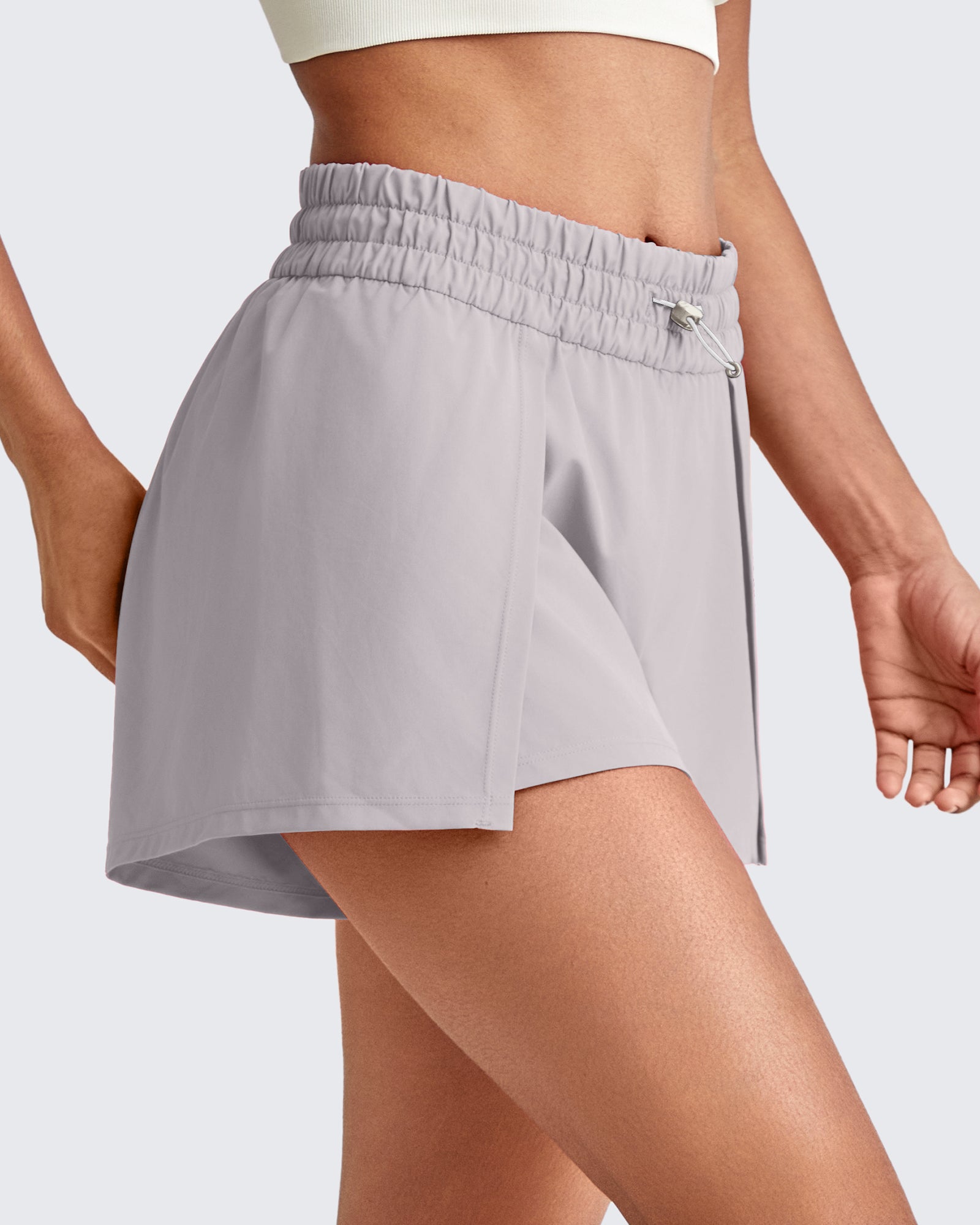 G4Free - Quick Dry 2 in 1 Athletic Running Shorts -GF25E412EA-S