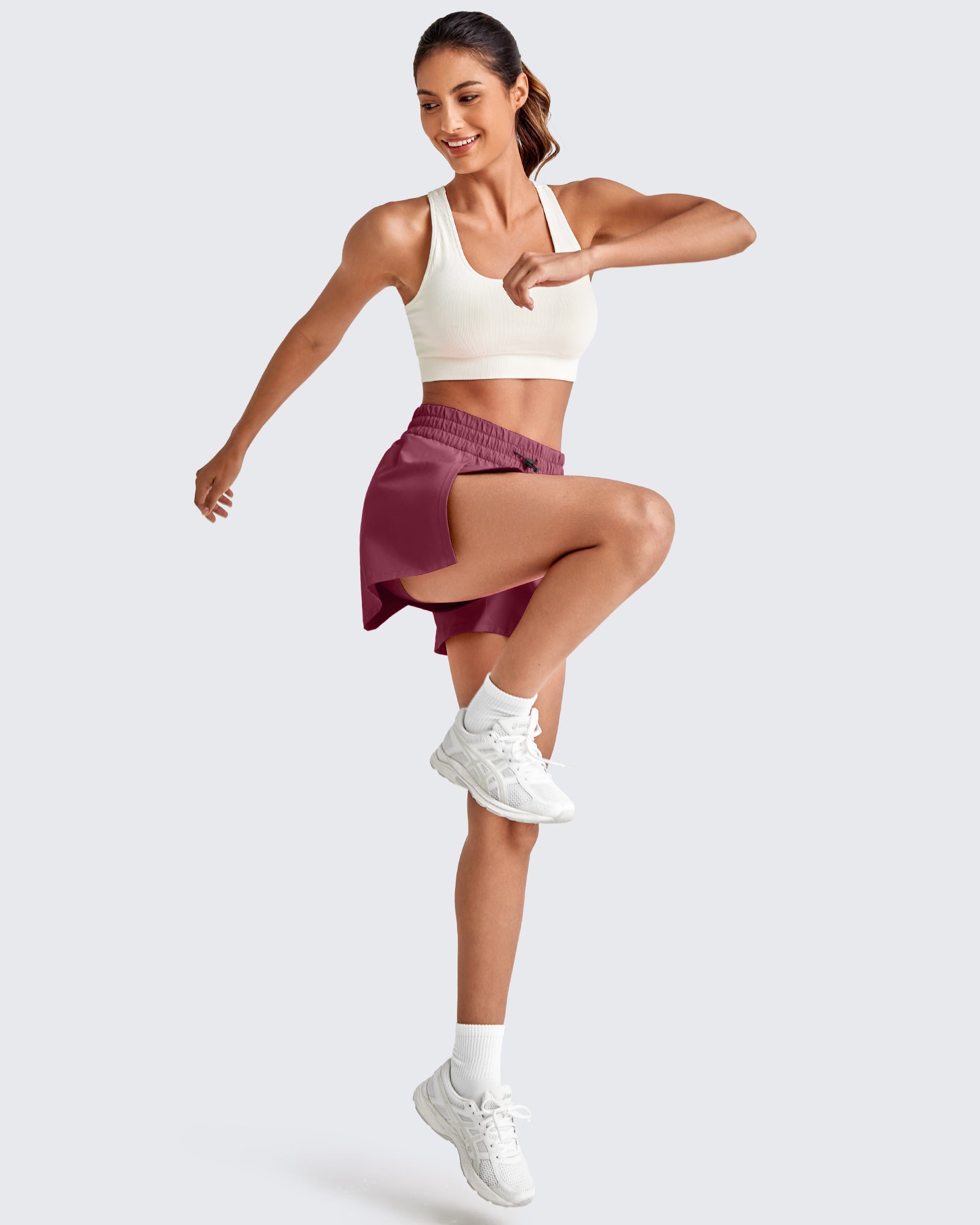 G4Free - Quick Dry 2 in 1 Athletic Running Shorts -GF25E412EA-S-GF25E412EB-M-GF25E412EC-L-GF25E412ED-XL-GF25E412EE-XXL