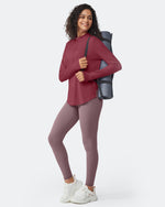 G4Free - Quick Dry High Neck Sun Half Zip Workout Tops -GF23B126AF-XS-GF23B126AA-S-GF23B126AB-M-GF23B126AC-L-GF23B126AD-XL