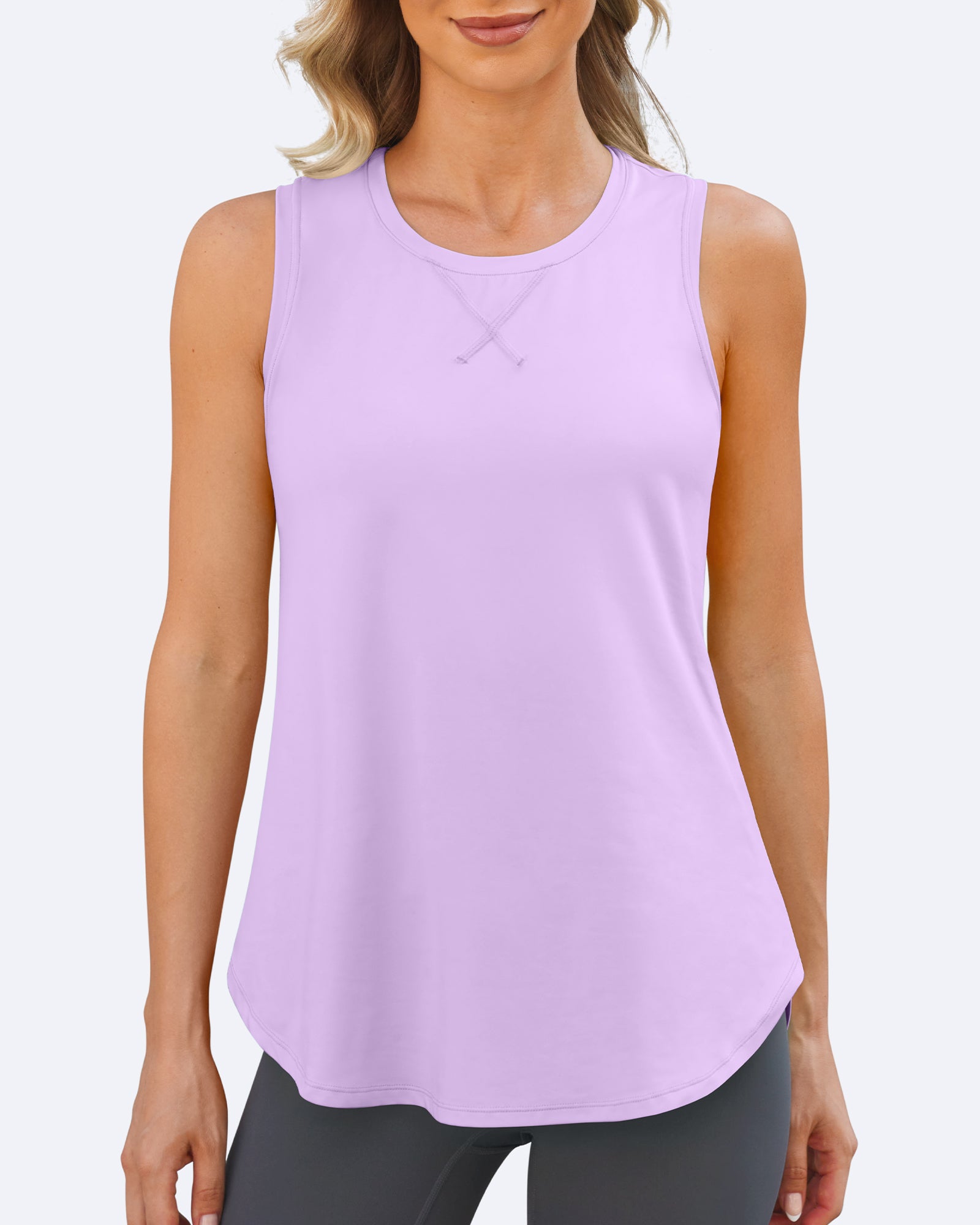 G4Free - Quick Dry Scoop Neck Sleeveless Tanks -GF24B222SF-XS