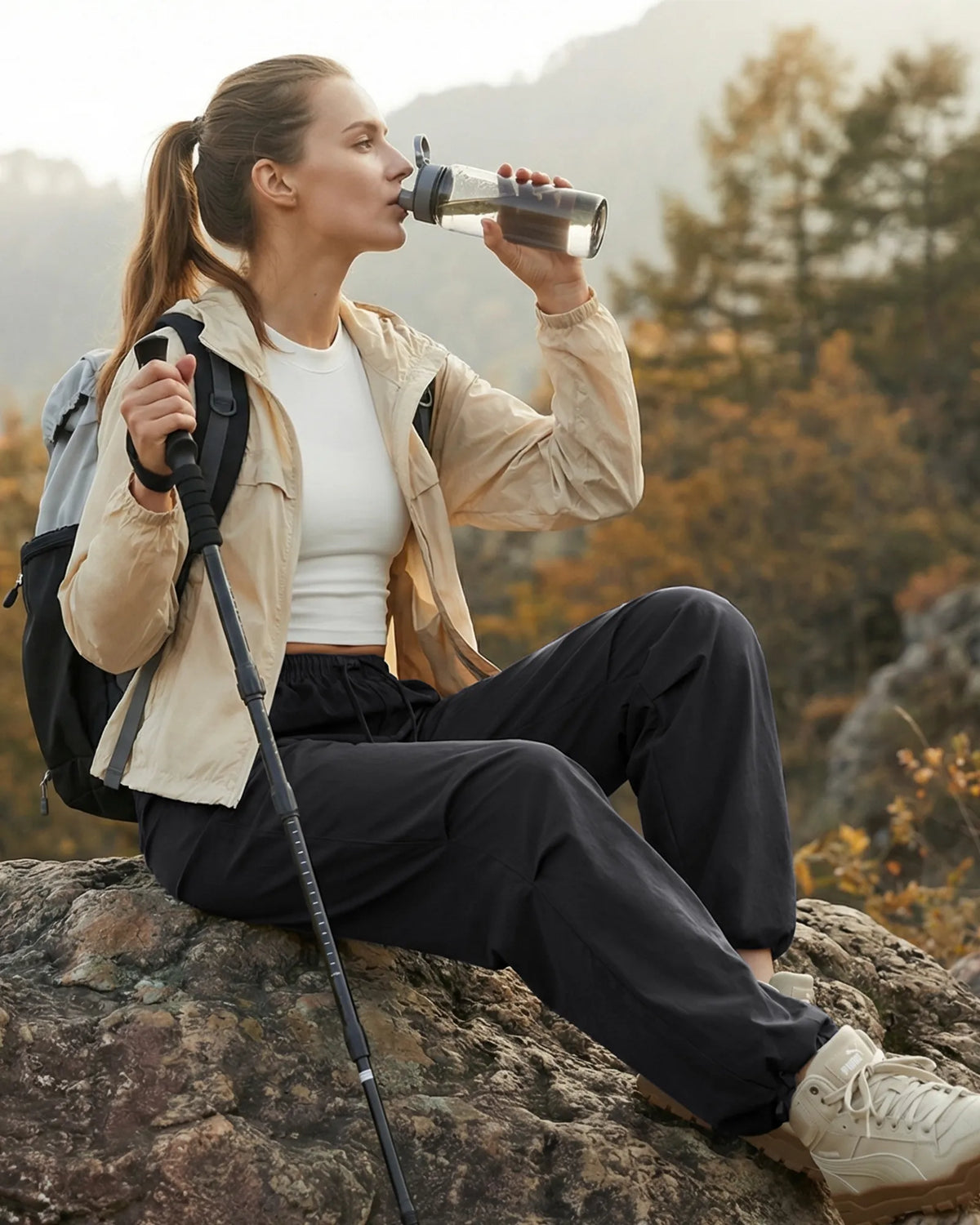 G4Free - Quick Dry UPF 50+ Water Resistant Hiking Parachute Pants -GF26J824A001A-S-GF26J825A001A-S-GF26J826A001A-S-GF26J824A001B-M-GF26J825A001B-M