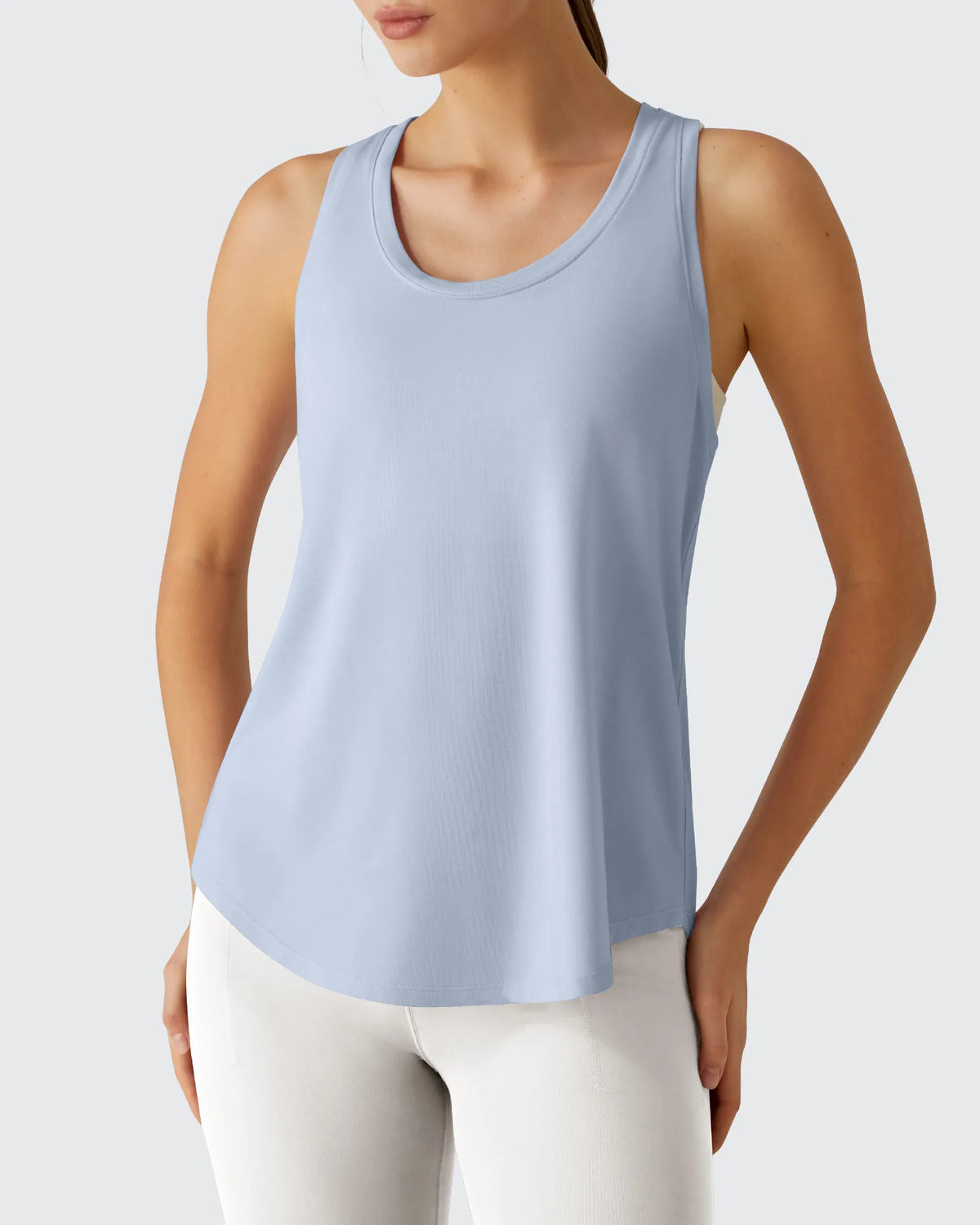 G4Free - Racerback Hip Length Scoop Neck Muscle Tank Tops -GF26L892D016F-XS-GF26L892D016A-S-GF26L892D016B-M-GF26L892D016C-L-GF26L892D016D-XL