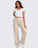 G4Free - Ribbed Cross High-Waist Wide Leg Pants -GF25J505AF-XS-GF25J506AF-XS-GF25J507AF-XS-GF25J505AA-S-GF25J506AA-S