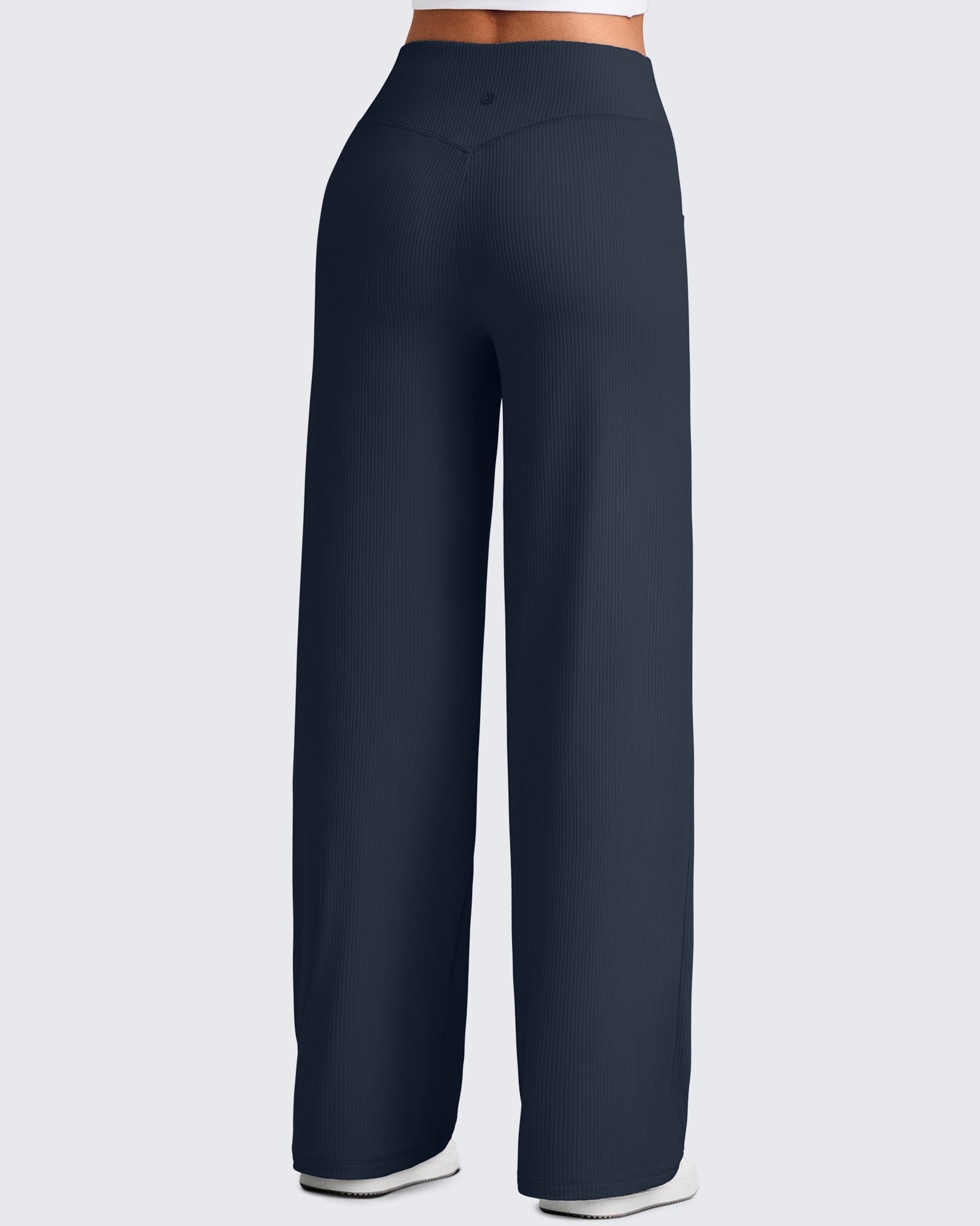 G4Free - Ribbed Cross High-Waist Wide Leg Pants -GF25J505AF-XS-GF25J506AF-XS-GF25J507AF-XS-GF25J505AA-S-GF25J506AA-S