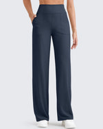 G4Free - Ribbed High-Rise Seamless Work Pants -GF24J315AA-S