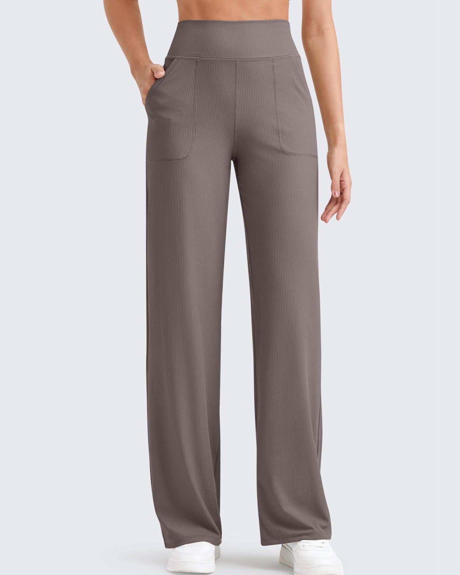 G4Free - Ribbed High-Rise Seamless Work Pants -GF24J315CA-S