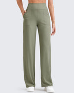 G4Free - Ribbed High-Rise Seamless Work Pants -GF24J315EA-S