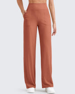 G4Free - Ribbed High-Rise Seamless Work Pants -GF24J315FA-S